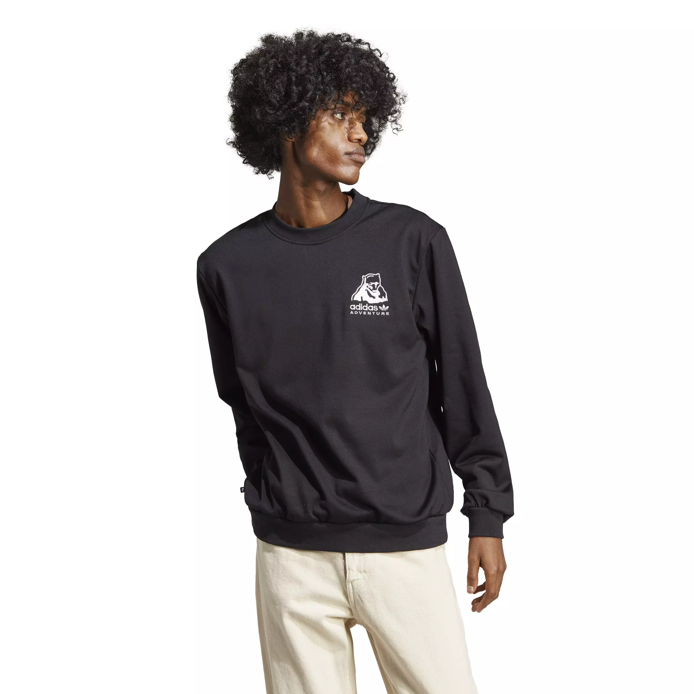 Adidas winterised sale crew sweat